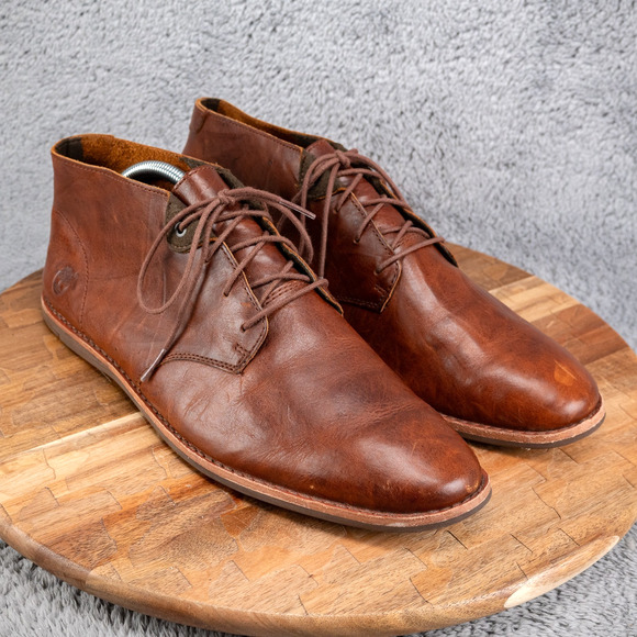 Timberland Ankle Men\'s Chukka Boots Brown Leather Size US 11 - A152E